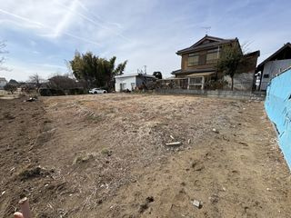 東松山市上唐子　土地117坪の外観