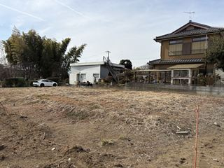 東松山市上唐子　土地117坪の外観