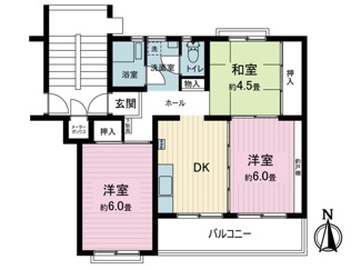 【間取り】 | 相武台団地1513号棟 | ※現況と異なる場合は、現況を優先とさせていただきます。