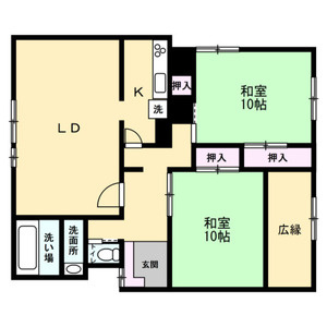 中台工業伊東マンション第2別館の間取り