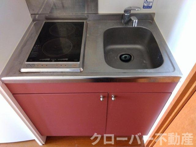 レオパレスメゾンドゥ　ベルヴュのキッチン