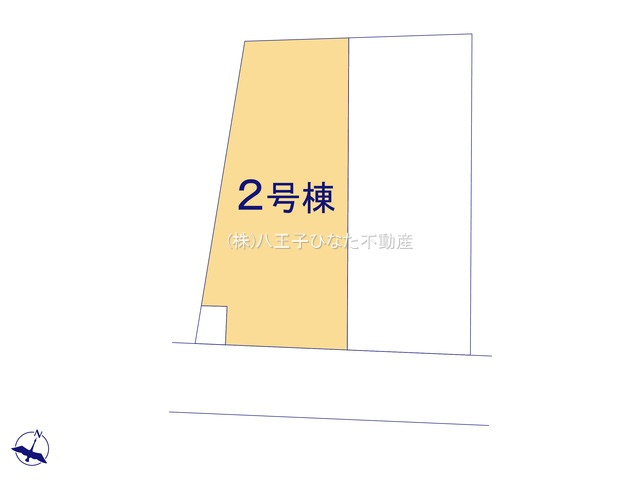 『八王子市新築戸建て』八王子市東中野68-1【仲介手数料無料】　　１期の区画図|～仲介手数料無料☆八王子ひなた不動産～八王子市東中野　新築戸建て