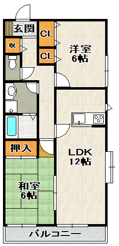 メゾン・ドルフの間取り