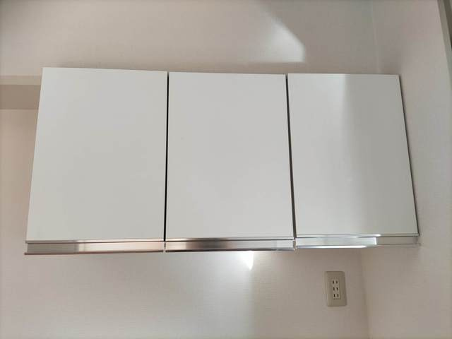 エメラルドマンションのキッチン|収納充実してます。