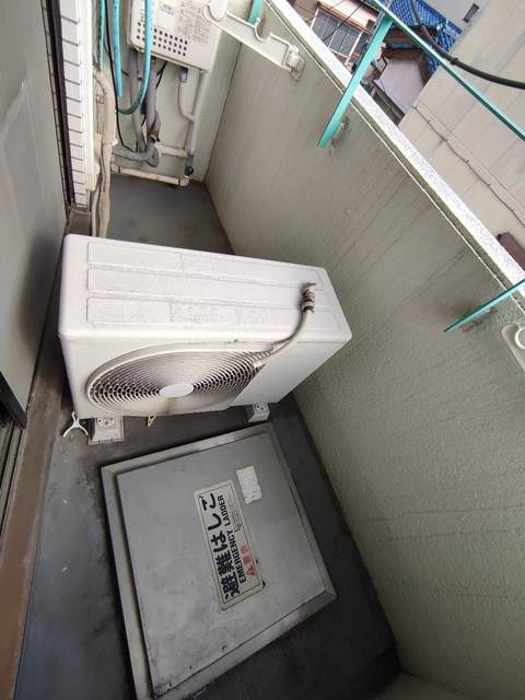 エメラルドマンションのバルコニー|バルコニーです。