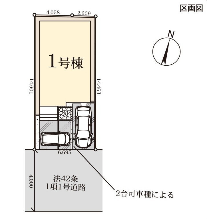 三郷市彦川戸１丁目新築戸建（彦川戸３期）の区画図|区画配置図