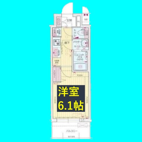 プレサンス太閤通ファシールの間取り