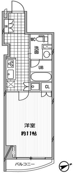 【間取り】 | パシフィックコート中延