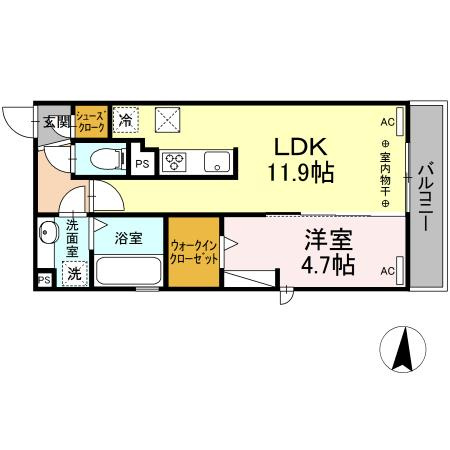 Grand　D-ROOM中山の間取り