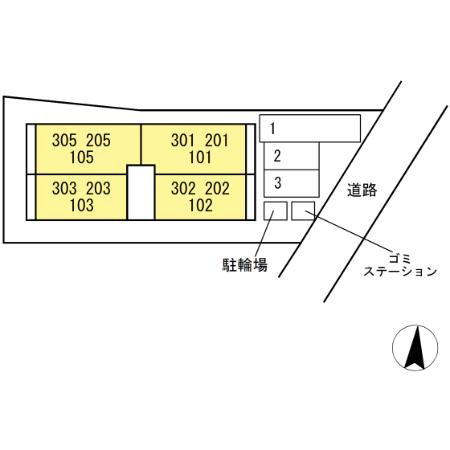 Grand　D-ROOM中山の区画図