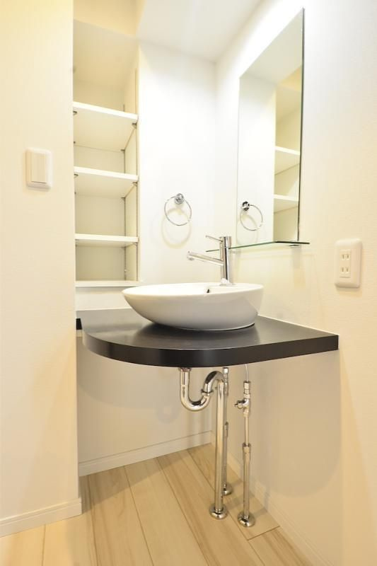 クーカイテラス中目黒の独立洗面台