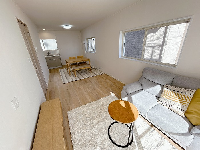 リフォーム　中古戸建　瑞穂市別府　平成3年築の居間・リビング