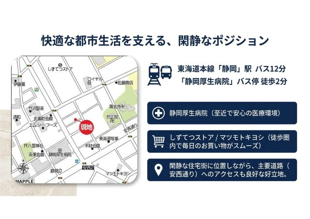 北番町２期A号棟の地図