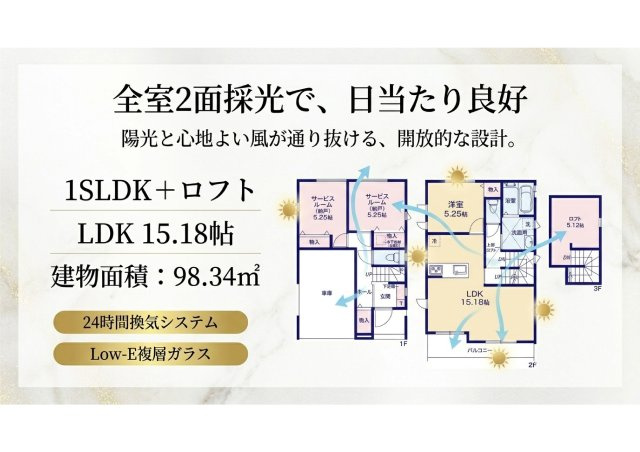 北番町２期A号棟の間取り