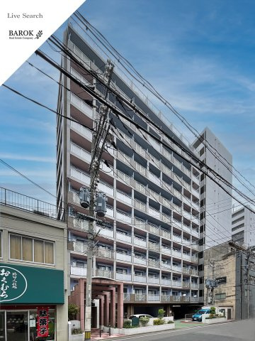 福岡市博多区中呉服町の賃貸マンションの外観