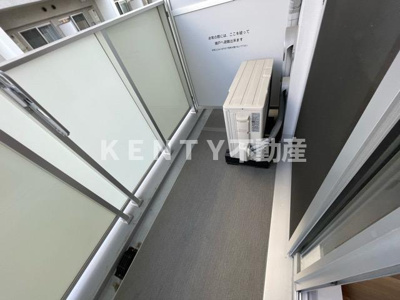 【バルコニー】 | テラス大鳥居エアーズ | 外からの目が気にならないバルコニーで洗濯物が干せます