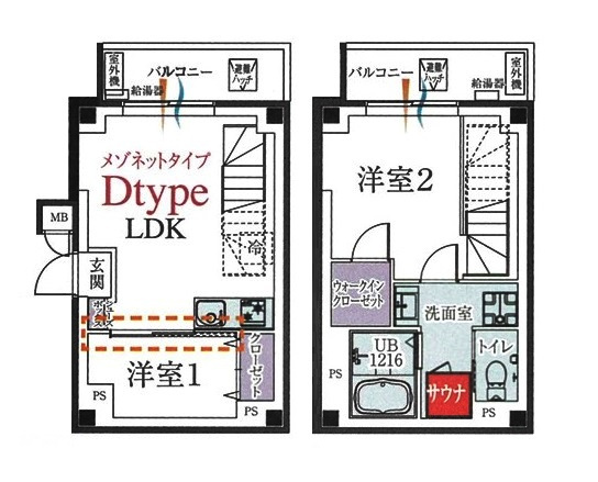 【間取り】 | b’CASA ASAKUSA IMADO | 「b’CASA ASAKUSA IMADO」