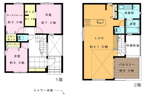 藤沢市鵠沼松が岡　新築戸建　全２棟B棟の外観