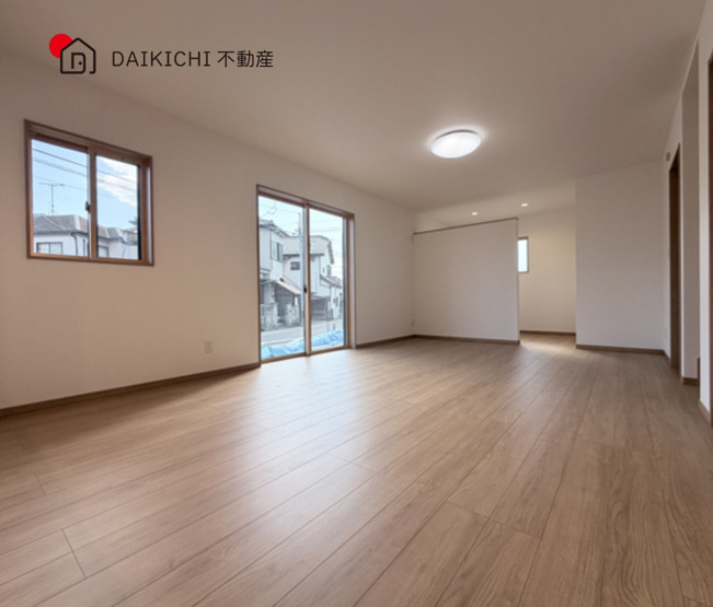 【居間・リビング】 | 鴻巣市松原第4期　ワイウッドコート　新築戸建　全10棟　5号棟