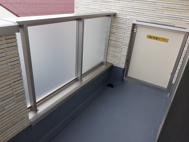 ボンデューⅡのバルコニー