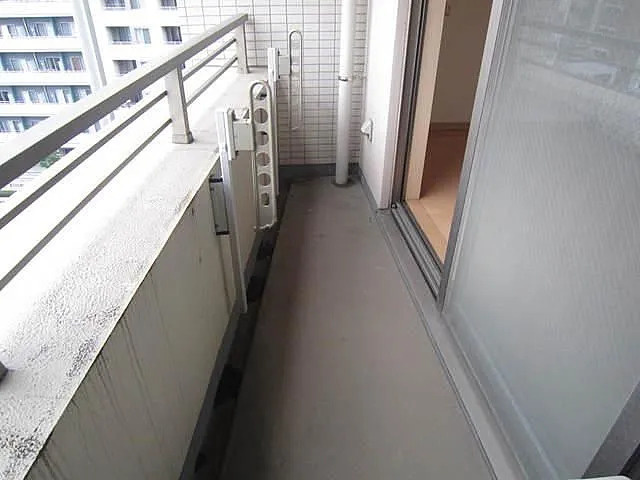 江東区富岡１丁目の賃貸マンションのバルコニー|同一仕様