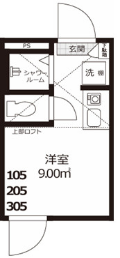 スマイエ北新宿の間取り