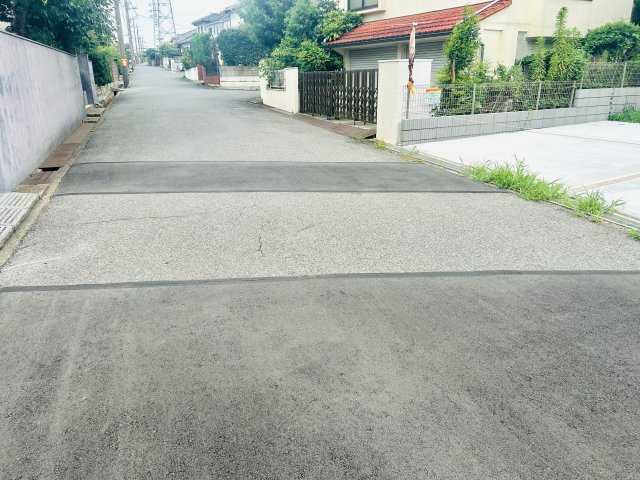 千葉市花見川区こてはし台２丁目第５の前面道路含む現地写真