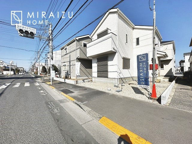 【外観】 | 陽の光をたっぷりと浴びながら気持ち良く生活が出来ます。夢のマイホーム、夢ではなく実現出来ます！見学・ご相談等、お気軽にご連絡下さい。