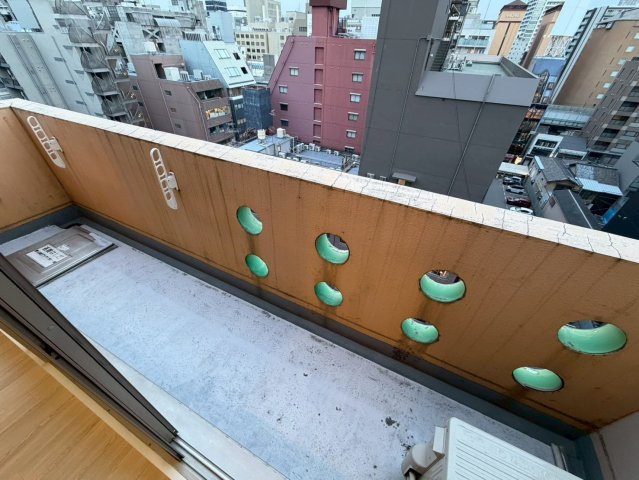 ディアコートセンバのバルコニー