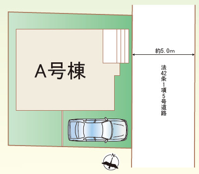 練馬区大泉学園町3丁目　長期優良住宅　地震に強い安心邸宅の区画図