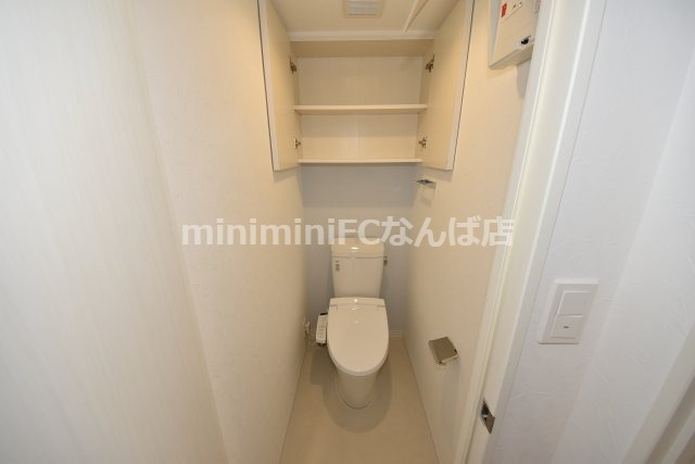 ｇｍ難波ウエストＤ.Ｃ.のトイレ|トイレに収納もあります！