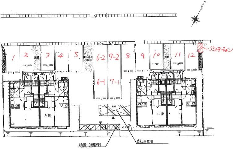 プランドールAの区画図