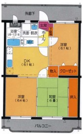 【間取り】 | スクウェアガーデン東野・