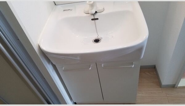 ハミングバードの洗面所