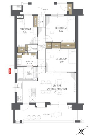 【間取り】ヴェルデコア新習志野 