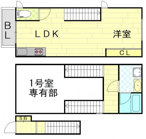 CASA Asteria umedaの間取り