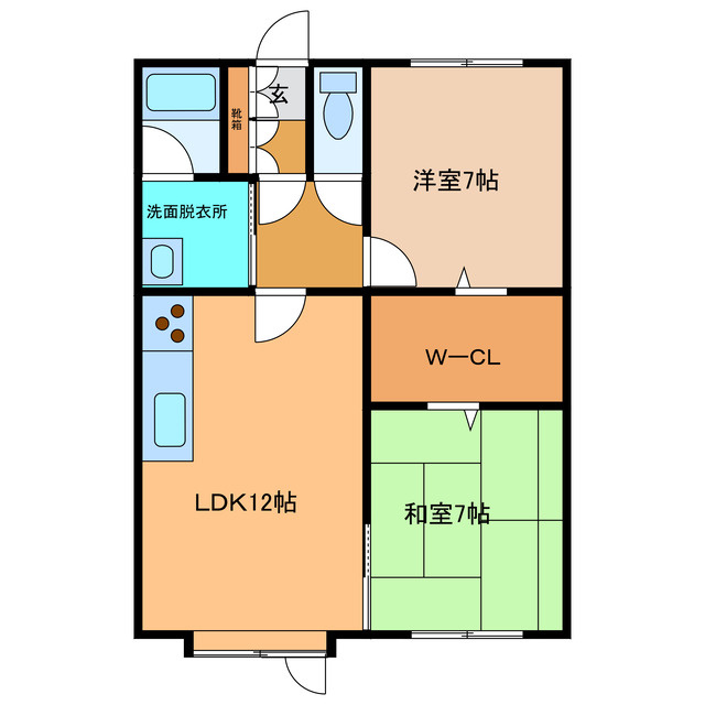 札内グリーンハイツの間取り