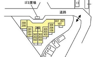 広島県福山市　一棟　の区画図
