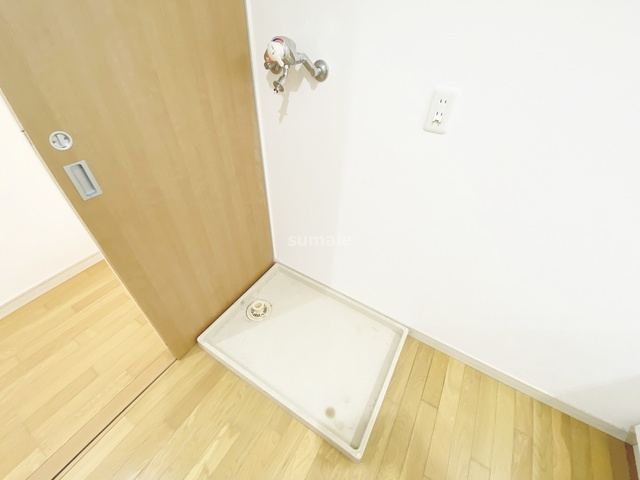 KENEDIX浦和元町A棟の洗面所|室内洗濯機置き場！