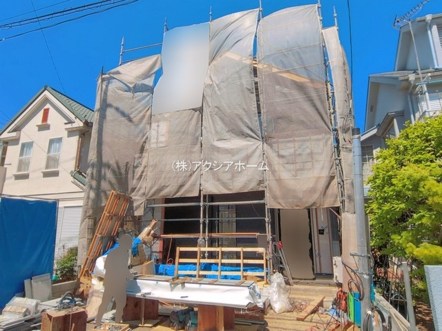 所沢市下安松・全1棟　新築一戸建　～LDK15.5帖～の外観|更地　2026年2月19日撮影