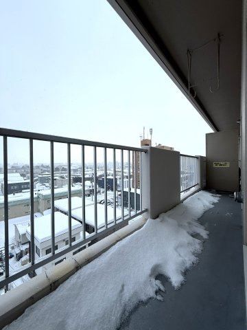 サーム北七条のバルコニー
