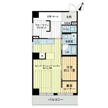 ライオンズマンション神戸元町第２の間取り