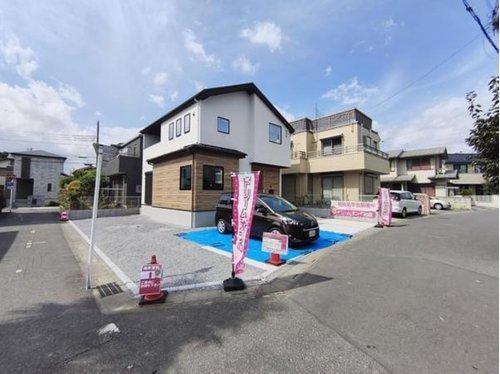 越谷市大林　角新築住宅の外観|こだわりの邸宅が完成します！