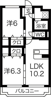 【間取り】 | Y&M SAKURA II(ワイアンドエムサクラツー)