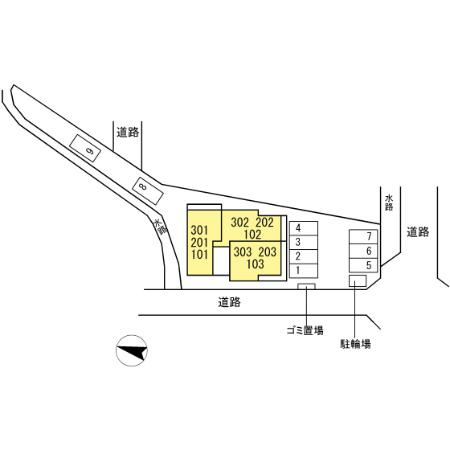 (仮称)D-ROOM長泉町下土狩Ⅱ分譲賃貸PJの区画図