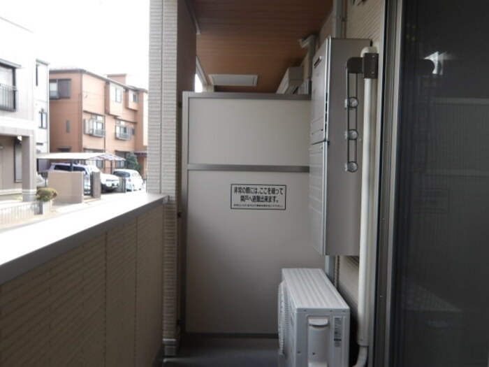 Cradleのバルコニー