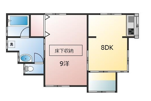旭天神町　中古戸建の間取り|離れ