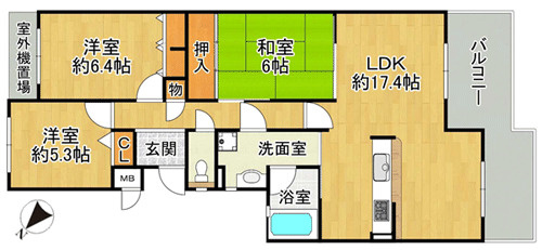 【間取り】 | ロイヤルアーク藤沢台