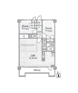 【間取り】 | マイキャッスル五反野