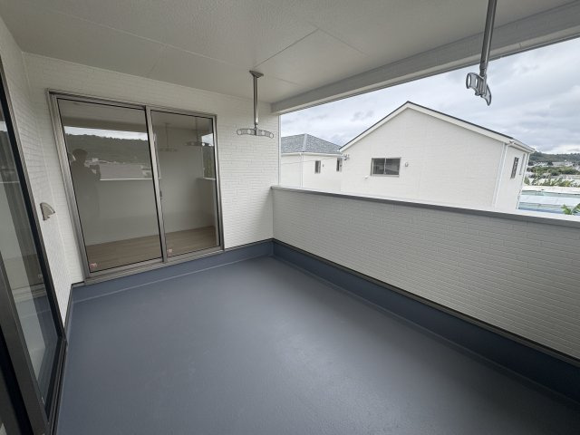 南城市佐敷冨祖崎　第7（全4棟）ラスト4号棟のバルコニー|4号棟　ルーフバルコニー♪